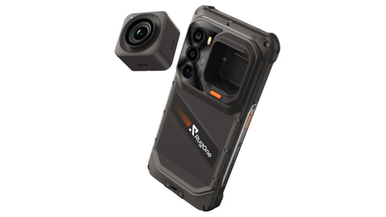 RugOne's Xsnap 7 Pro with a detachable action cam, removed.