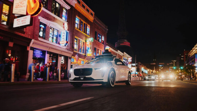 A car on the road in the city