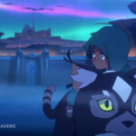Avatar Pavi rides a cute beast.