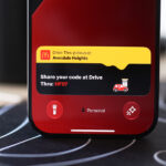 Close-up of a McDonald's Live Activity on an iPhone's Lock screen.