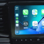 Apple CarPlay splashed across a Mazda dash display.